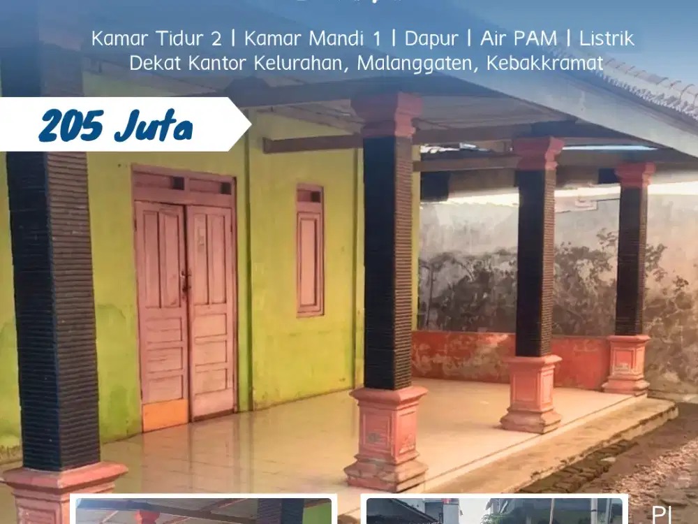 Dijual Rumah Di Jelok, Kebakkramat, Karanganyar Dekat Fasilitas umum