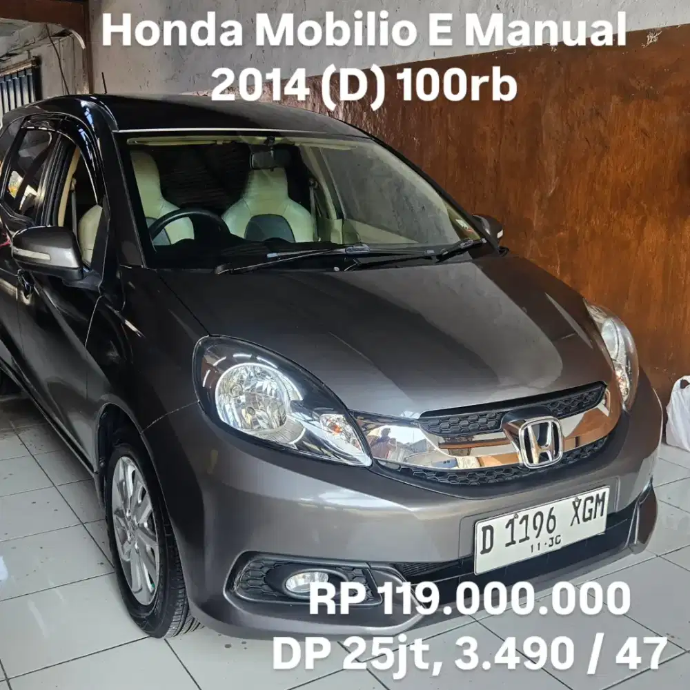 Super Mulus KM 100rb.. Honda Mobilio E Manual 2014 (D)