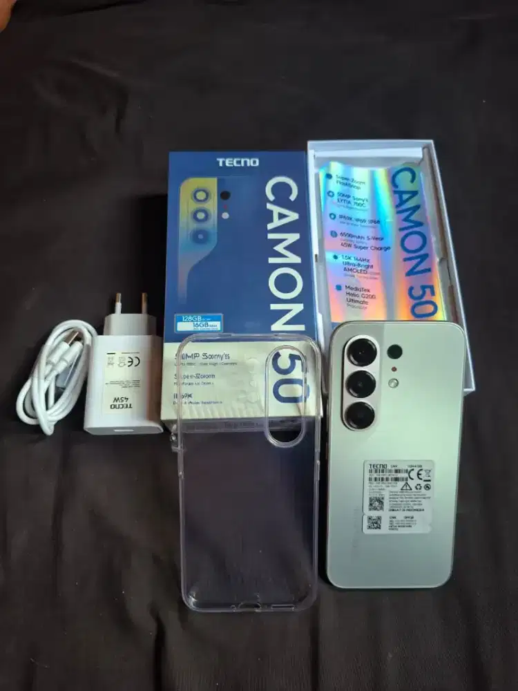 Tecno Pova 5. Penyimpanan 45.27GB / 128GB. Ram 8.00GB + 5.00GB