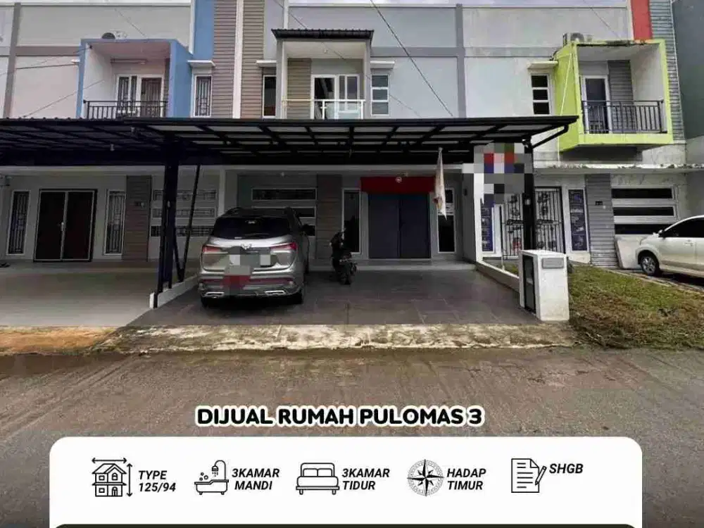 Dijual rumah Pulo mas residence 3 batam center