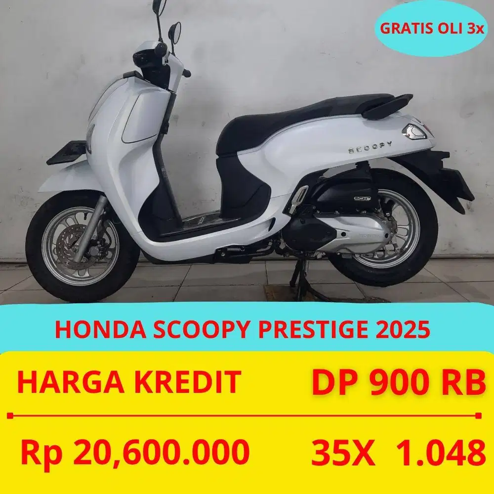 HONDA SCOOPY PRESTIGE 2025 DP MURAH 900 RIBU GUYS