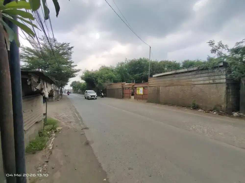 Tanah Marunda sudah padat siap pakai dan pinggir jalan dekat marunda center