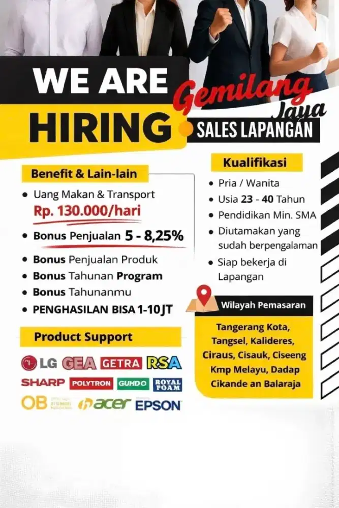 Sales lapangan elektronik