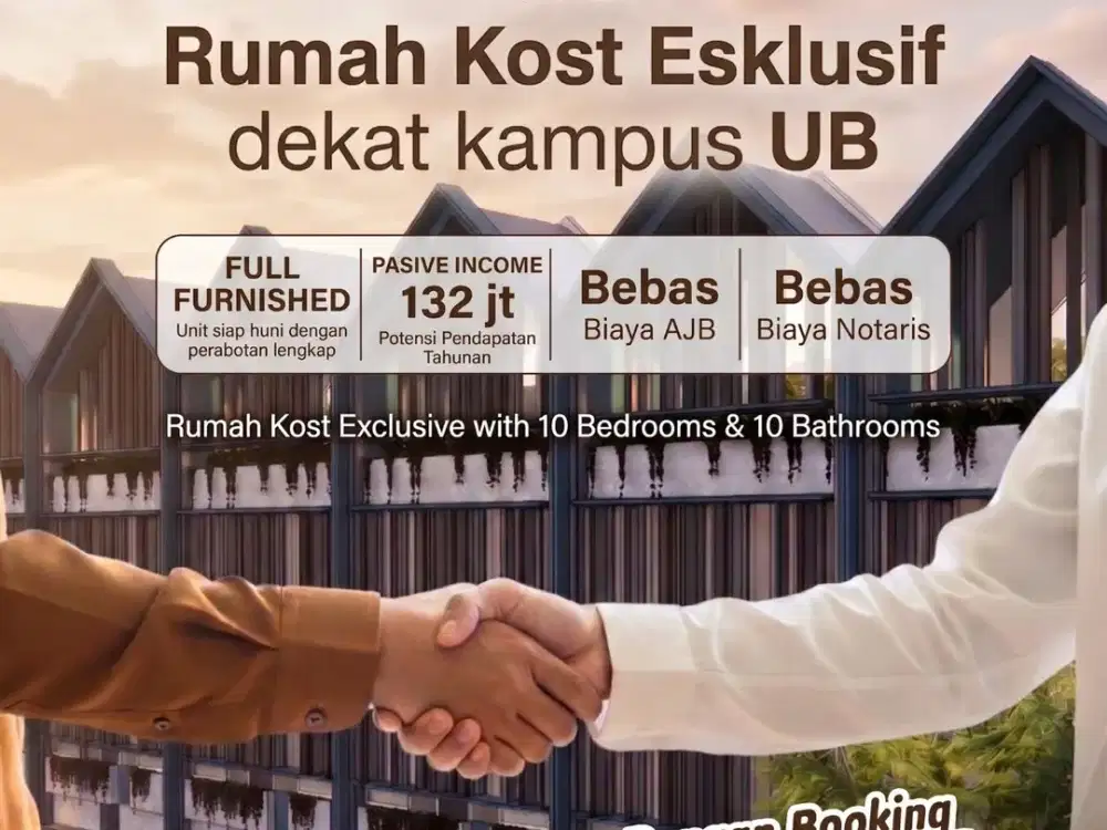 kost kota malang area perkembangan merjosari dekat kampus UB