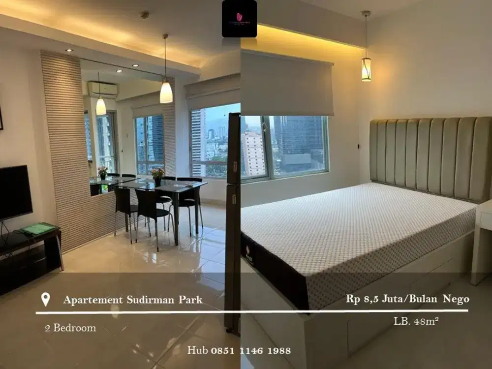 Disewakan Apartement Sudirman Park High Floor 2BR Furnished