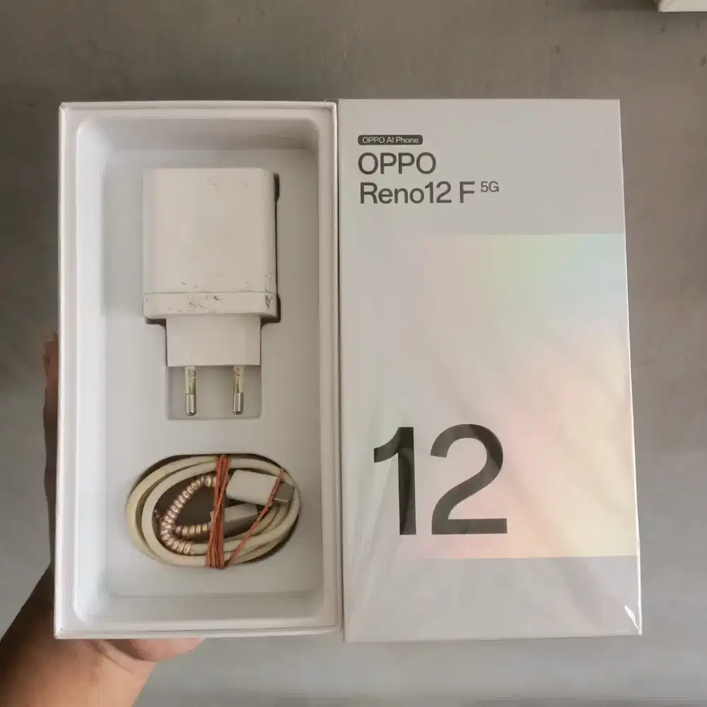 Oppo Reno 12F 5G 12/256 Lengkap Fullset