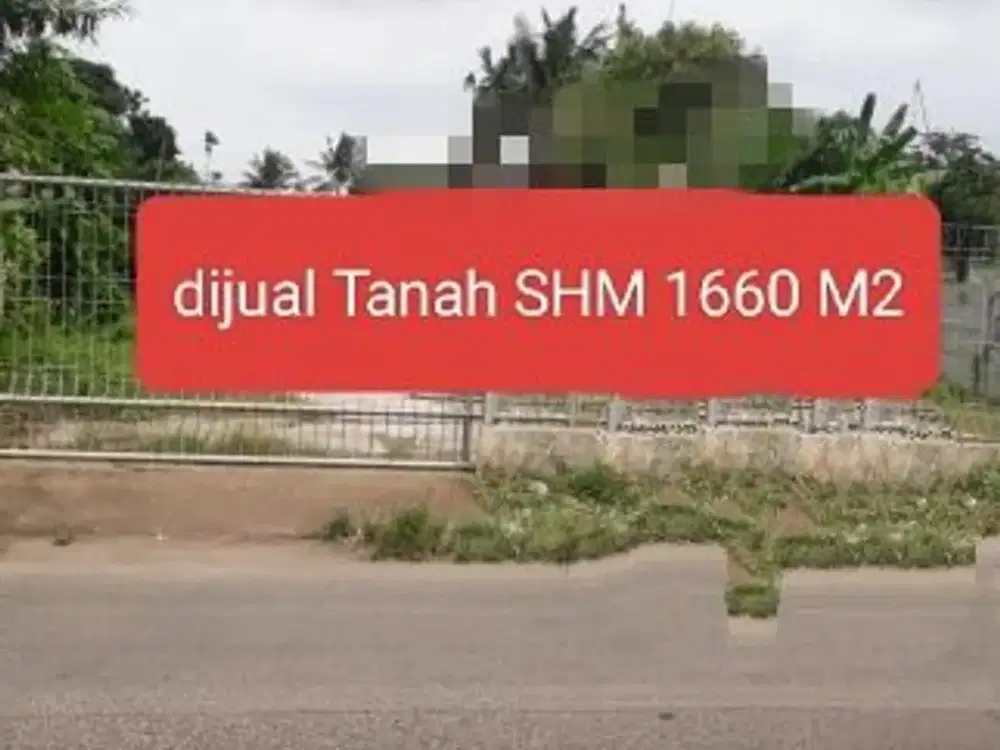 Dijual Tanah di Jl. H Mawi Parung Bogor, LT. 1.660M2, Hdp Selatan