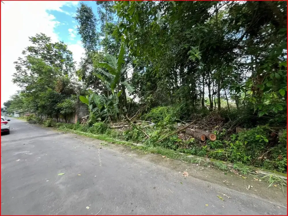Dijual Tanah Yogyakarta di Jl. Raya LPMP Dekat Candi Kedulan