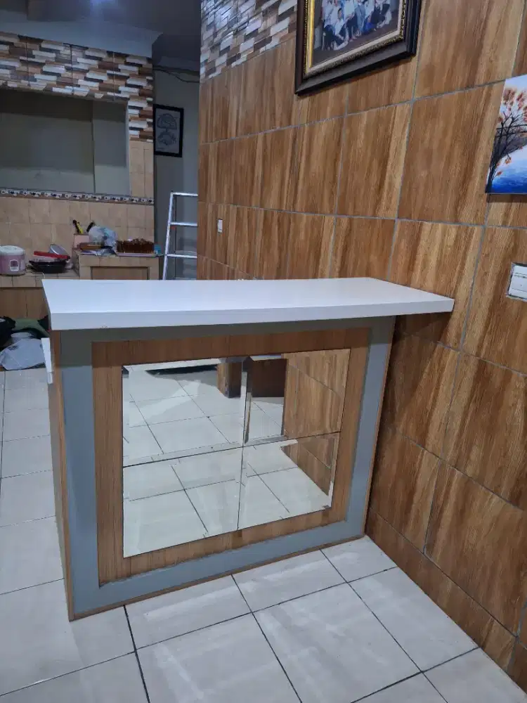 Meja kitchen island dapur minimalis modern mini bar