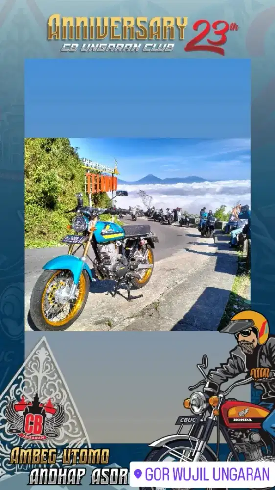 Di jual CB basic mesin Tiger
