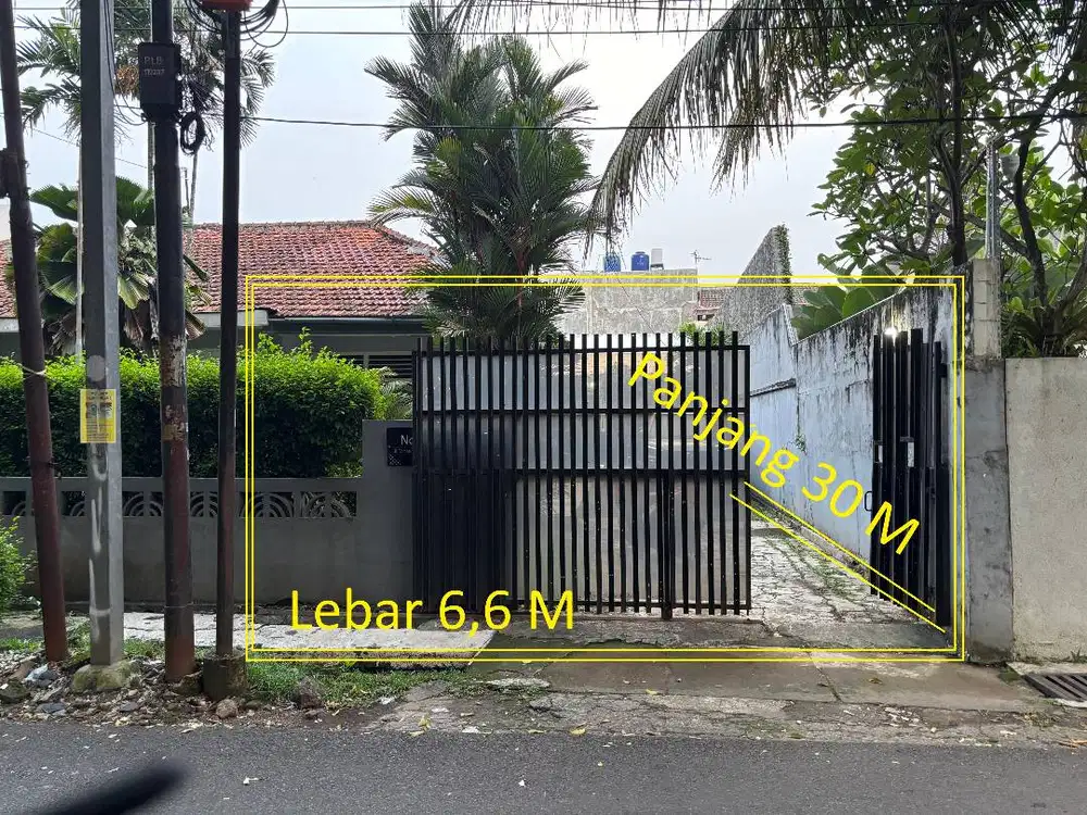 TANAH 202m² SHM FATMAWATI CILANDAK 5M NEGO!!