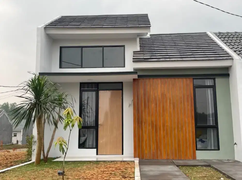 Rumah Murah Bandung Konsep Minimalis Jalan Utama 12 Meter