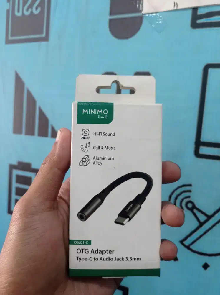 OTG Adapter Type-C to Audio Jack 3.5mm Minimo