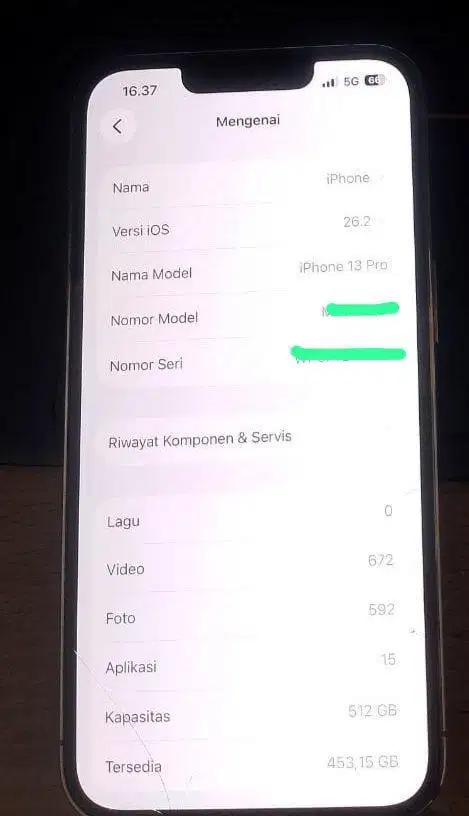 Jual cepat iphone 13 pro 512
