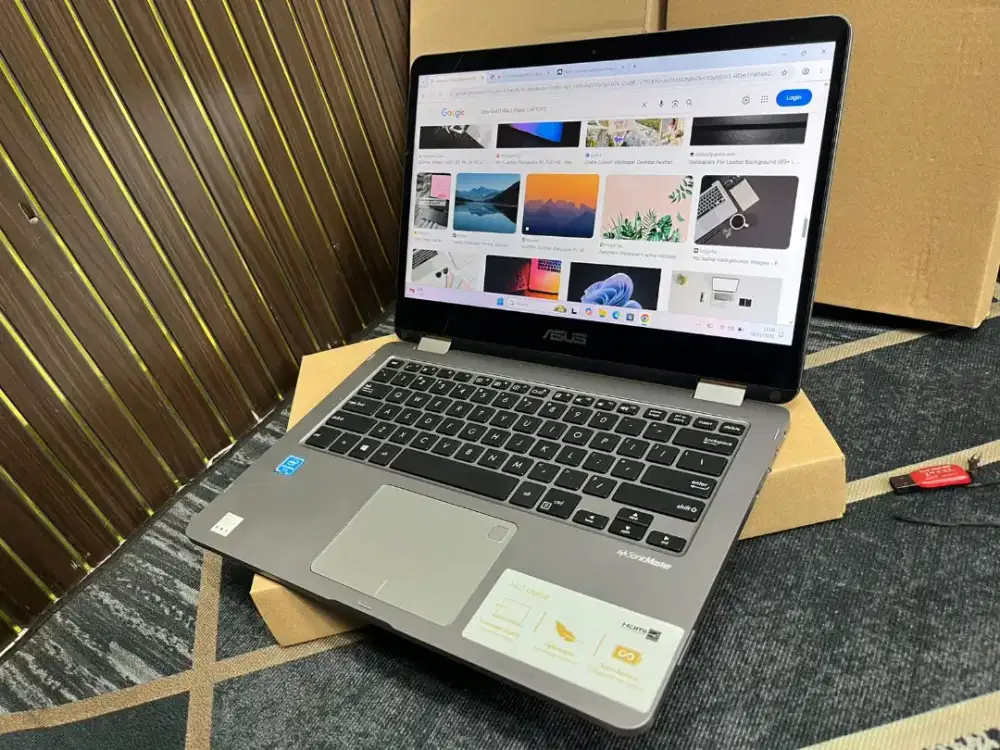 Asus vivobook tp401ma Asus flip ram 4 ssd 256 touchscreen bisa lipat