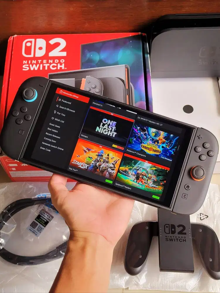 Nintendo Switch 2 256GB Original Fullset Second Preloved Lengkap Ori