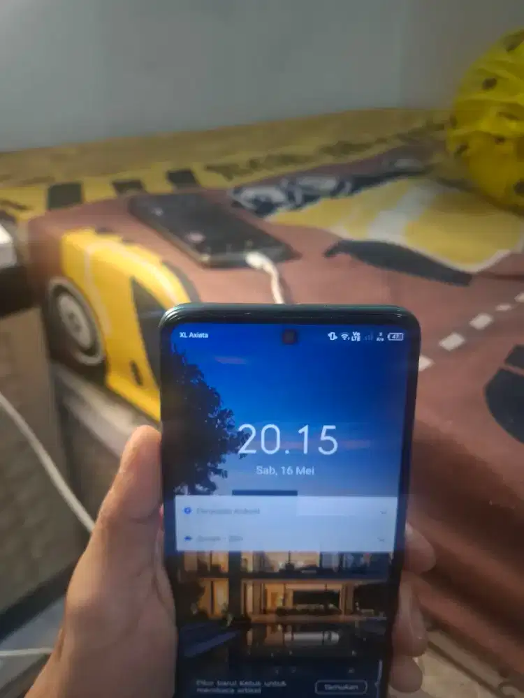 Jual hp infinix hot 11 s ram 6/128 full set no minus casan g ada