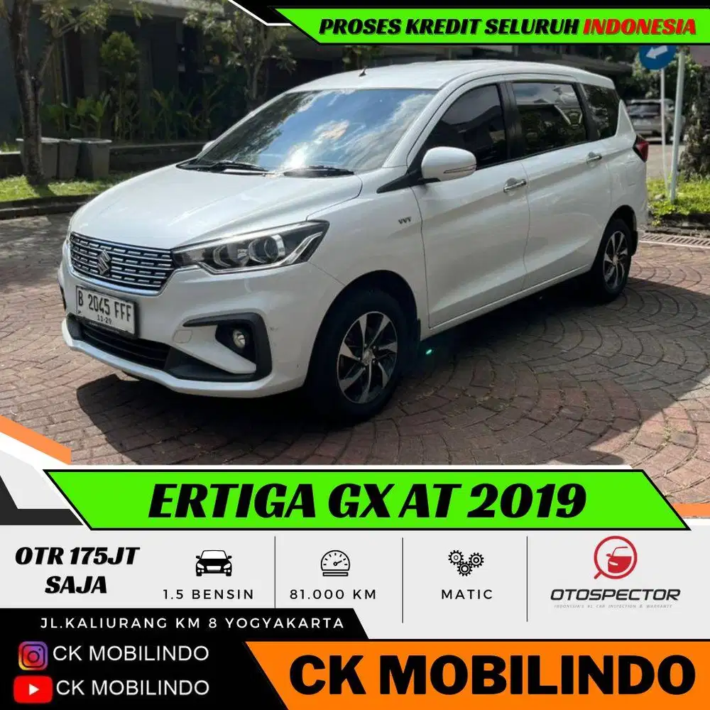 Suzuki All New Ertiga GX Matic 2019 ORISINIL DP Minim Xpander