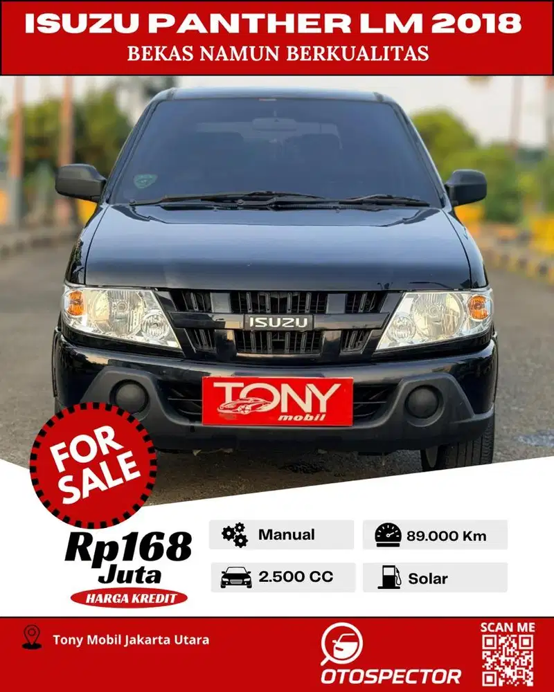 Ada Barcode Untuk Solar - Isuzu Panther 2.5 LM 2018 Hitam