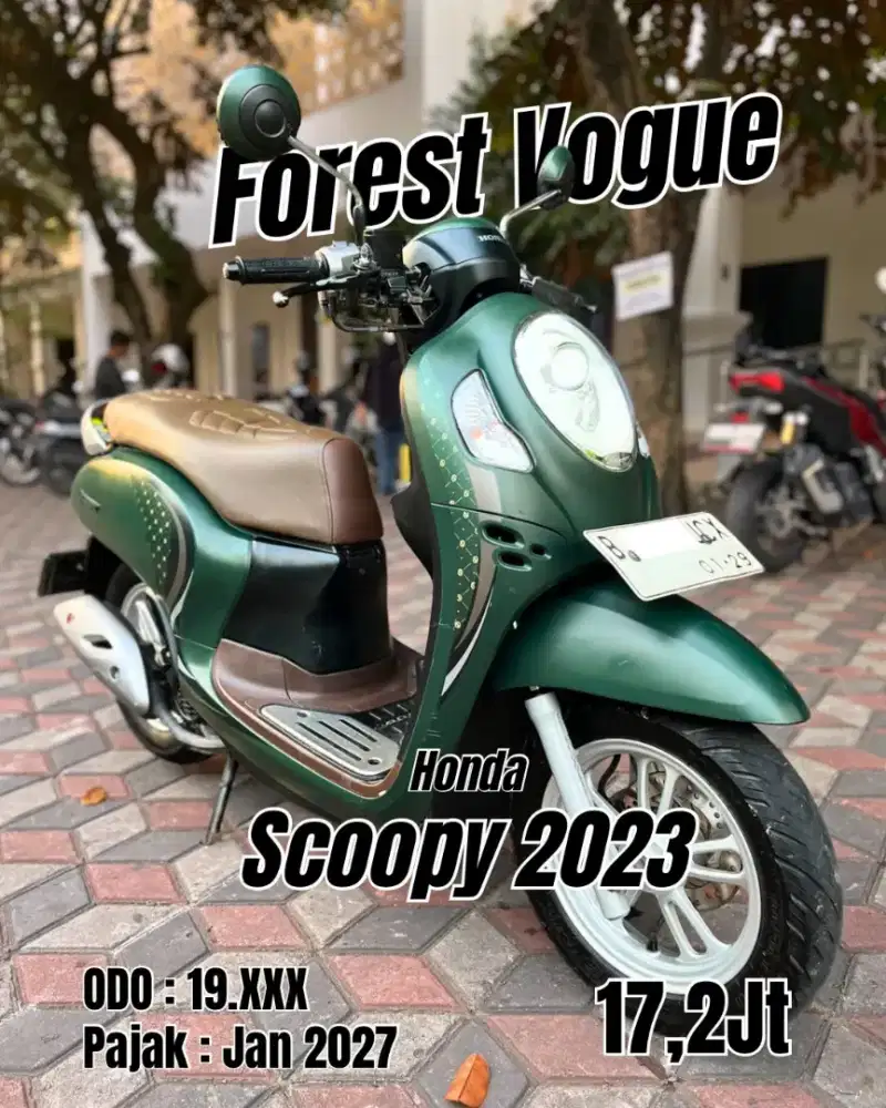 Cash Only Scoopy Prestige 110cc 2023 Keyless
