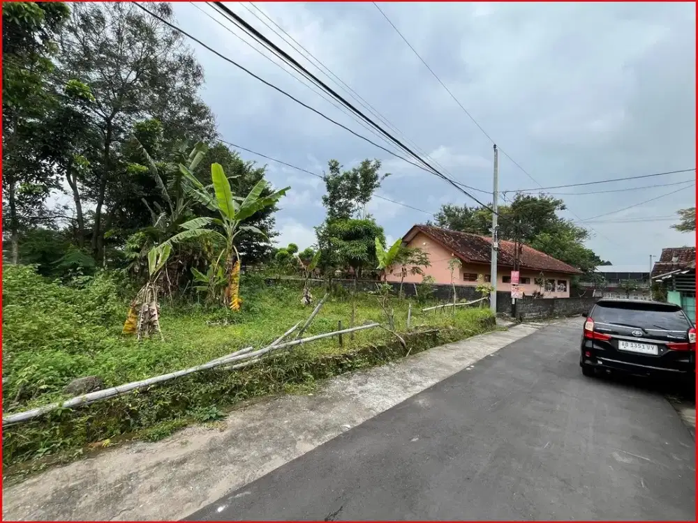 Tanah Dijual Yogyakarta di Jl. Kaliurang Km.12 Dekat Kampus UII