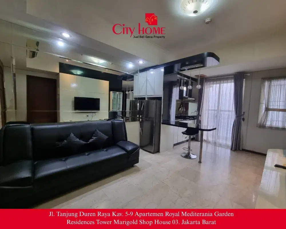 Sewa Apartemen 2+1 Bedroom di Royal Mediterania Garden Residences