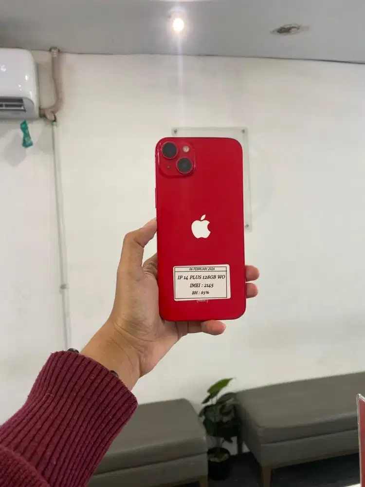 IPHONE 14 PLUS 128GB ESIM FULLSET NOMINUS MENERIMA TT/KREDIT