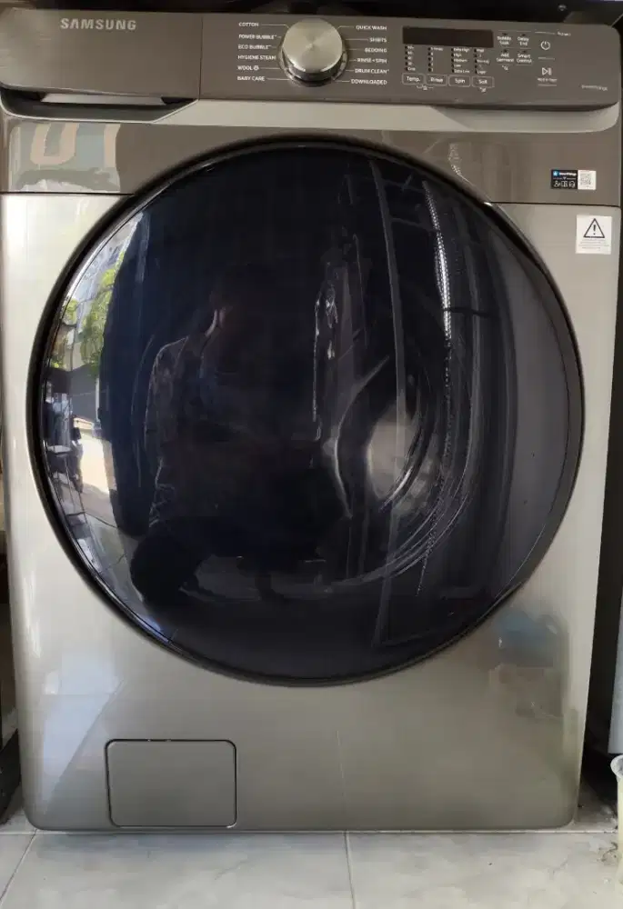 BU Samsung WF16 16kg FrontLoad 2025 Mulus Garansi On.Ex Pmakaian Rumah