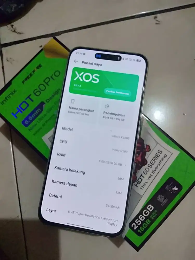 JUAL BUTUH SEKARANG JUGA URGENT!! INFINIX HOT 60 PRO FULLSET NOMINUS