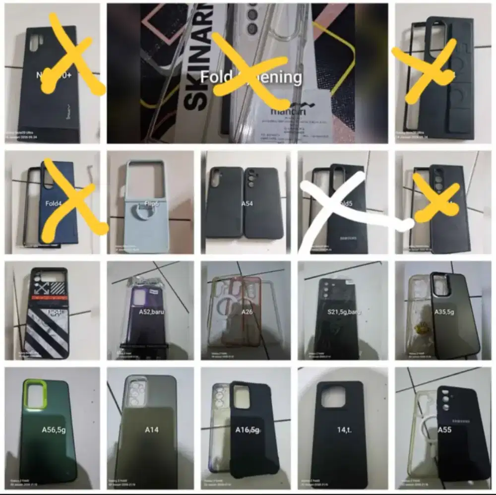 Casse hp bekas layak pakai..tipe ada di fto,,cod bjb