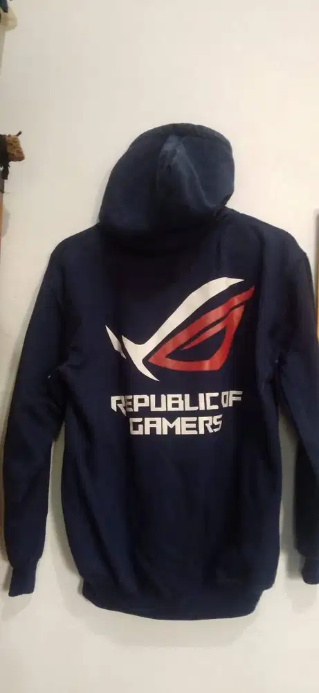 Jaket Hoodie Zipper Free Fire X ROG