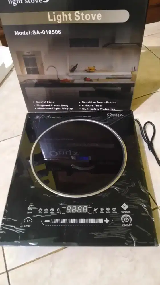Kompor listrik onyx light stove