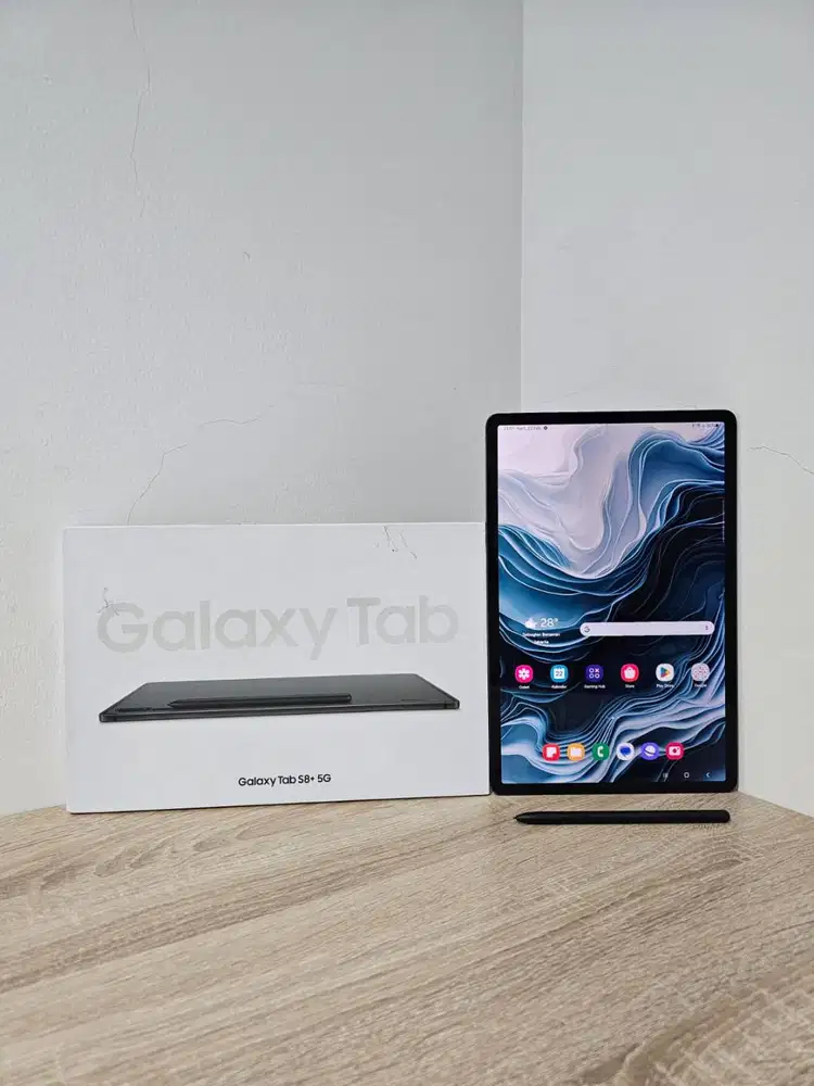 Samsung Galaxy Tab S8 Plus S8+ Wifi Only Inter 8/128 Fullset 8GB 128GB
