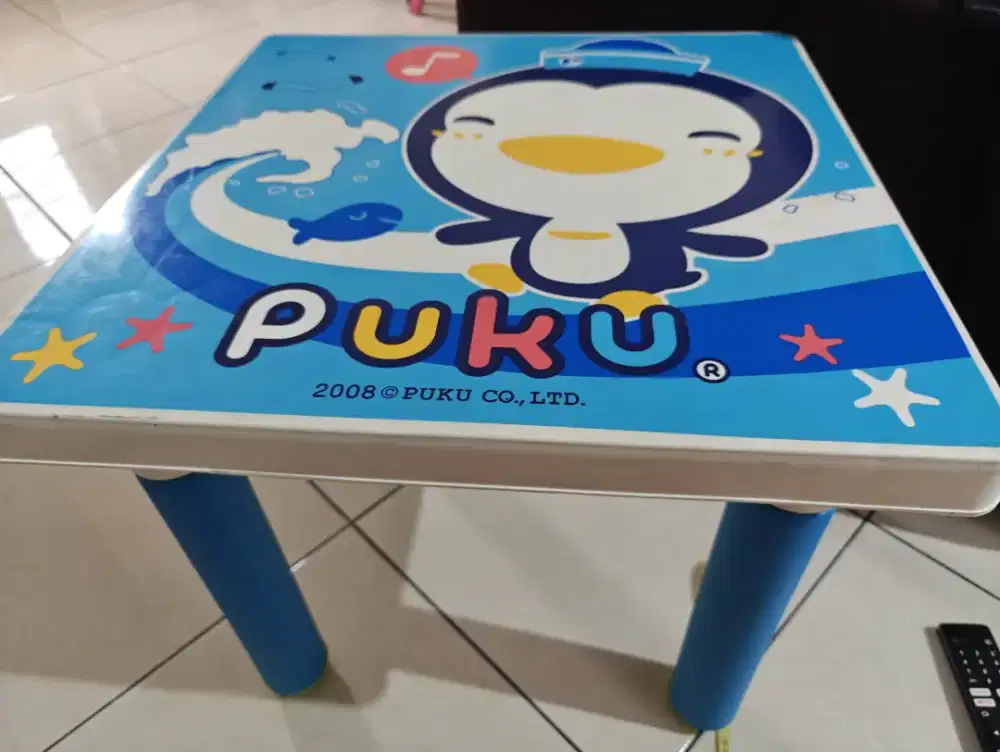 Meja Anak Puku Original 
Belajar Makan Main 
Disney Sanrio