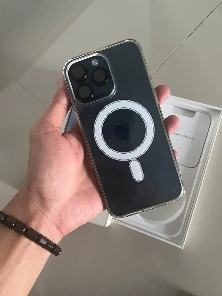Iphone 15 pro max 256 blue titanium ex ibox fullset