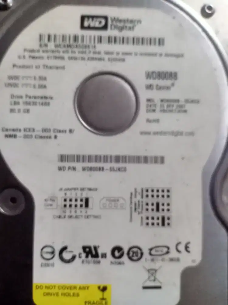 Hardisk bekas pakai