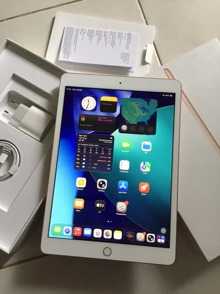 iPad Generasi 8 128GB Wifi Only Gold iBox