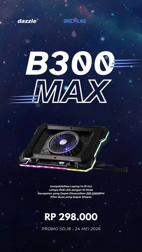 Coolingpad Rexus B300 max