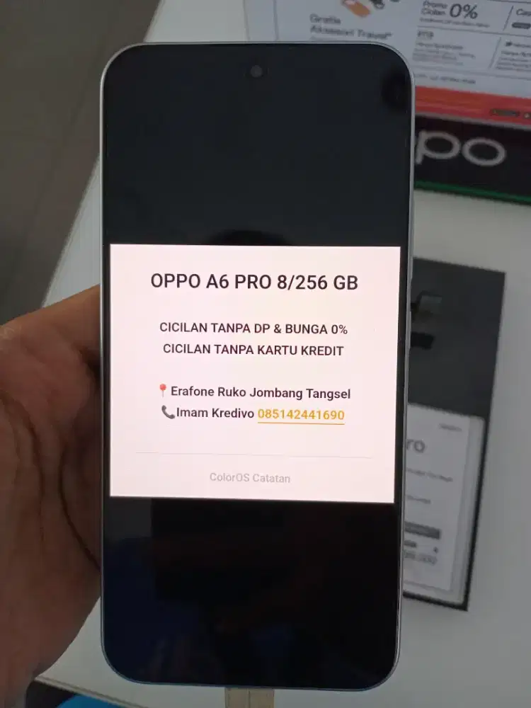 OPPO A6PRO 8/256 GB Cicilan Tanpa DP