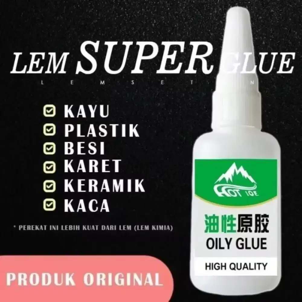 Lem Setan Super Glue Lem Serbaguna Cairan Perekat Kuat Lem Korea