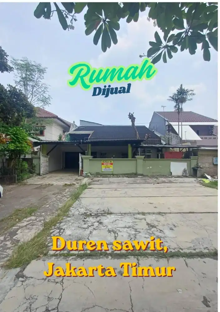 Rumah Besar Cocok Usaha & Hunian | Duren Sawit Jakarta Timur