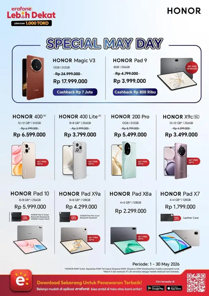 HONOR X6c, X7d.