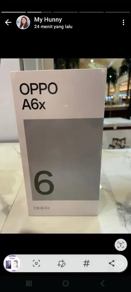 Handphone oppo A6x baru