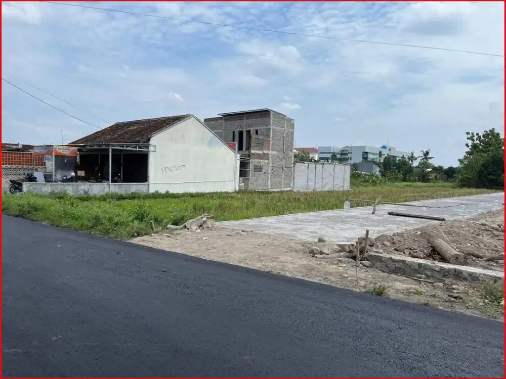 Jual Tanah Yogyakarta di Jl. Sri Rahayu Dekat Pasar Gamping