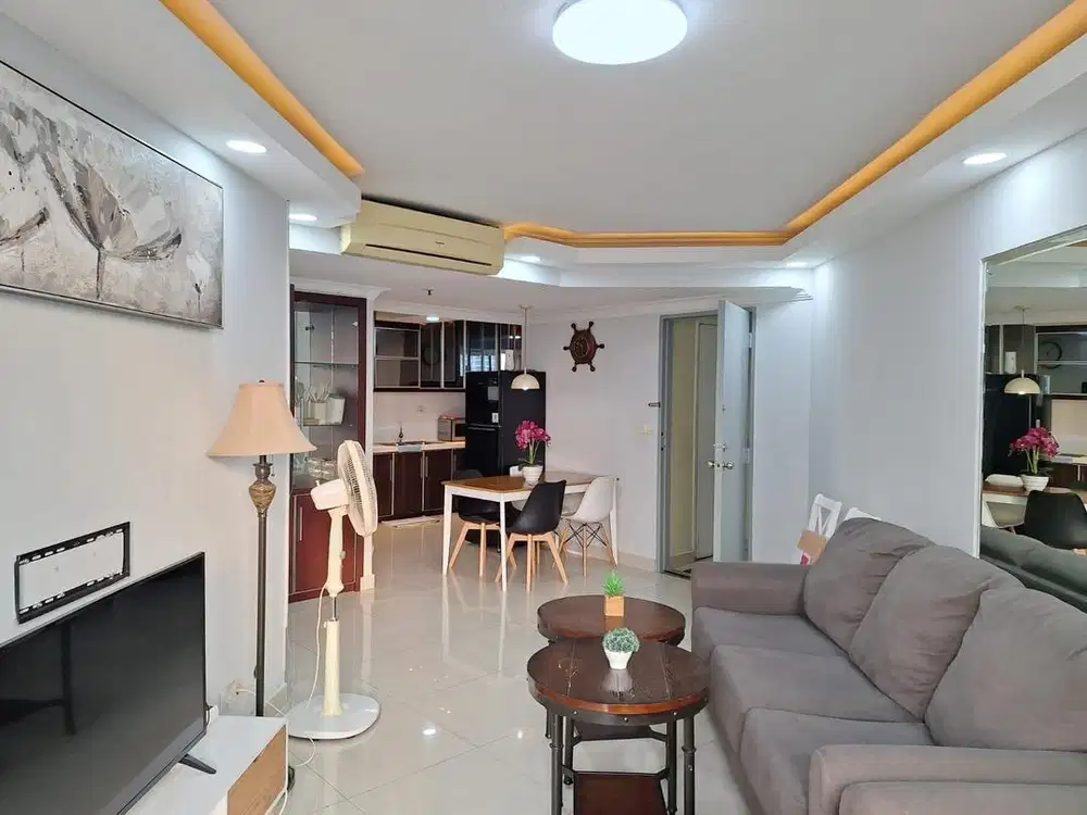 Disewakan Cepat Apartemen Taman Rasuna 3BR,91M2,Furnish New,Tahunan
