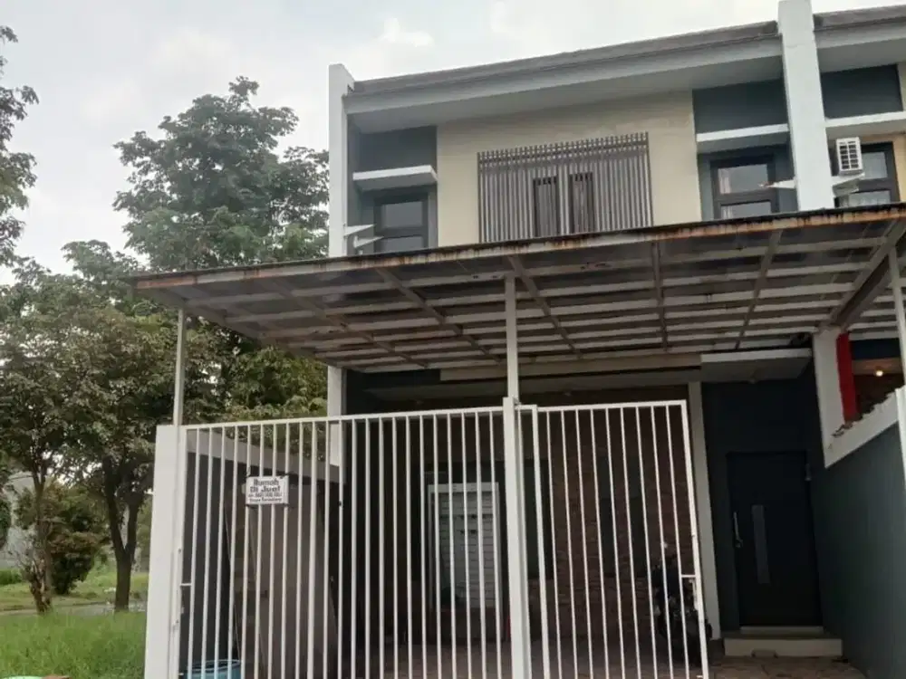 Rumah Palm Oasis STRATEGIS, LINGKUNGAN NYAMAN, ROW 2 MOBIL