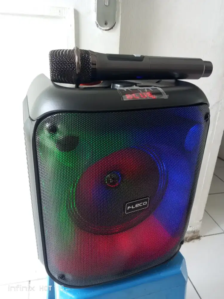 Speaker bluetooth karaoke bos bass