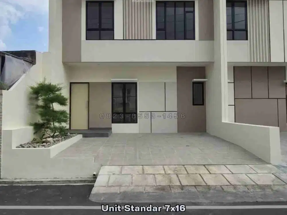 RUMAH SIAP HUNI 2LT DEKAT KAMPUS UNM, DEKAT PLN HERTASNING
