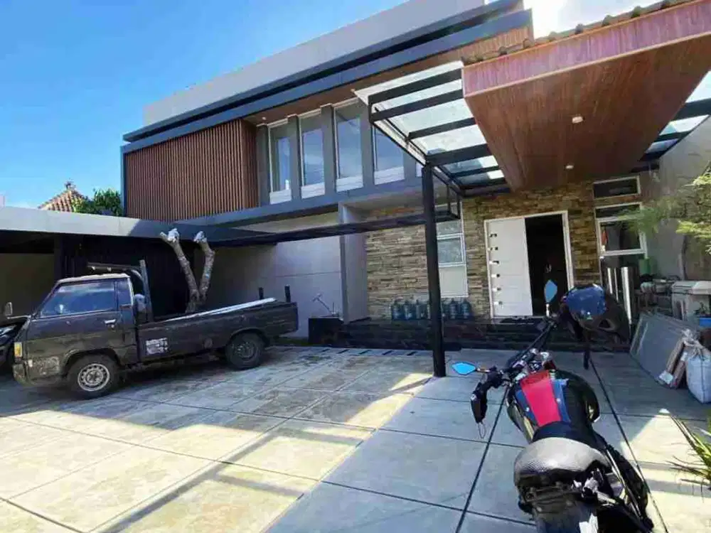 Rumah mewah modern minimalis di serengan solo kota