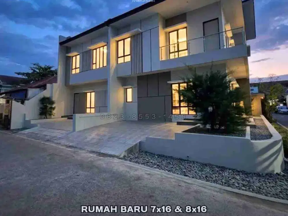 DIJUAL RUMAH BARU SUDUT DEKAT KAMPUS UNM, DEKAT PLN HERTASNING